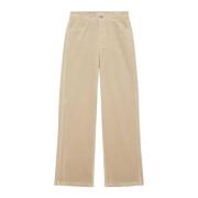 Wijde corduroy broek Marc O'Polo , Beige , Dames