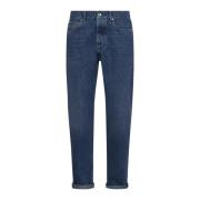 Blauwe Jeans voor Stijlvolle Look Brunello Cucinelli , Blue , Heren