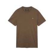 Katoenen ronde hals t-shirt Lyle & Scott , Green , Heren