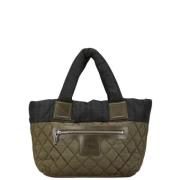 Pre-owned Fabric chanel-bags Chanel Vintage , Green , Dames