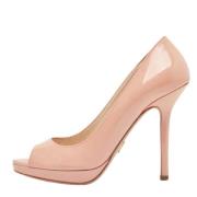 Pre-owned Leather heels Prada Vintage , Pink , Dames