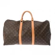 Pre-owned Canvas handbags Louis Vuitton Vintage , Brown , Dames