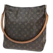 Pre-owned Canvas handbags Louis Vuitton Vintage , Brown , Dames