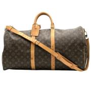 Pre-owned Canvas handbags Louis Vuitton Vintage , Brown , Dames