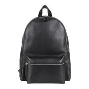 Leren rugzak Orciani , Black , Heren