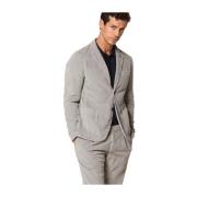 Fluwelen blazer met 500 strepen Mason's , Gray , Heren