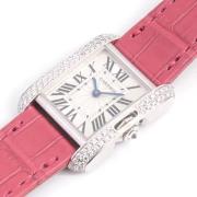 Pre-owned Metal watches Cartier Vintage , Gray , Dames