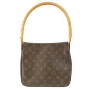 Pre-owned Canvas handbags Louis Vuitton Vintage , Brown , Dames