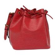 Pre-owned Leather louis-vuitton-bags Louis Vuitton Vintage , Red , Dam...