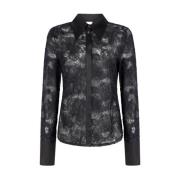 Noelle Blouse Lange Mouw Aaiko , Black , Dames