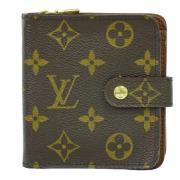 Pre-owned Leather wallets Louis Vuitton Vintage , Brown , Dames