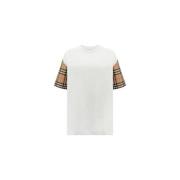 Casual Katoenen T-shirt Burberry , White , Dames