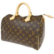 Pre-owned Canvas handbags Louis Vuitton Vintage , Brown , Dames