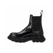 Pre-owned Leather boots Alexander McQueen Pre-owned , Black , Heren