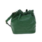 Pre-owned Leather louis-vuitton-bags Louis Vuitton Vintage , Green , D...