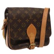 Pre-owned Canvas louis-vuitton-bags Louis Vuitton Vintage , Brown , Da...