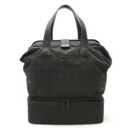 Pre-owned Canvas travel-bags Chanel Vintage , Black , Dames