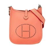 Pre-owned Leather shoppers Hermès Vintage , Pink , Dames