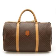 Pre-owned Canvas travel-bags Celine Vintage , Brown , Dames