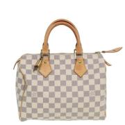 Pre-owned Canvas handbags Louis Vuitton Vintage , Gray , Dames