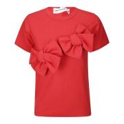 Dames Casual T-shirt Comme des Garçons , Red , Dames