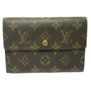 Pre-owned Canvas wallets Louis Vuitton Vintage , Brown , Dames