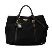 Pre-owned Canvas totes Prada Vintage , Black , Dames