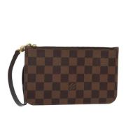 Pre-owned Canvas pouches Louis Vuitton Vintage , Brown , Dames