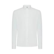 Wit Oxford Open Overhemd RRD , White , Heren