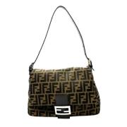 Pre-owned Canvas fendi-bags Fendi Vintage , Brown , Dames