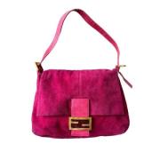 Pre-owned Leather fendi-bags Fendi Vintage , Pink , Dames