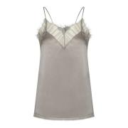 Grijze Kant Bovenkleding voor Vrouwen IRO , Gray , Dames