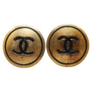 Pre-owned Metal chanel-jewelry Chanel Vintage , Yellow , Dames