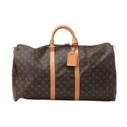 Pre-owned Canvas handbags Louis Vuitton Vintage , Brown , Dames