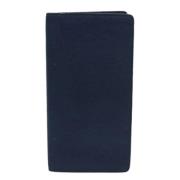 Pre-owned Canvas wallets Louis Vuitton Vintage , Blue , Dames