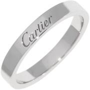 Pre-owned Metal rings Cartier Vintage , Gray , Dames