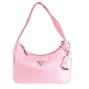 Pre-owned Nylon prada-bags Prada Vintage , Pink , Dames