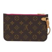 Pre-owned Canvas pouches Louis Vuitton Vintage , Brown , Dames