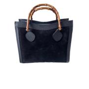 Pre-owned Leather gucci-bags Gucci Vintage , Blue , Dames