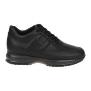 Platte Schoenen Interactief Pelle Hogan , Black , Heren