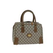 Pre-owned Plastic handbags Gucci Vintage , Beige , Dames