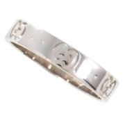 Pre-owned Metal rings Gucci Vintage , Gray , Dames