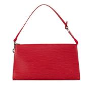 Pre-owned Leather louis-vuitton-bags Louis Vuitton Vintage , Red , Dam...