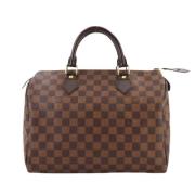 Pre-owned Canvas handbags Louis Vuitton Vintage , Brown , Dames