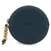 Pre-owned Leather wallets Loewe Pre-owned , Blue , Dames