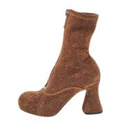 Pre-owned Fabric boots Stella McCartney Pre-owned , Brown , Dames