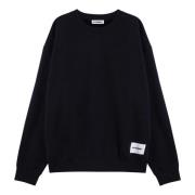 Crewneck Sweatshirt Jil Sander , Black , Heren