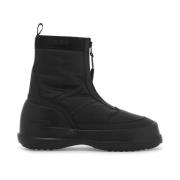 Chunky Zip Laarzen met Voorrits Moon Boot , Black , Heren