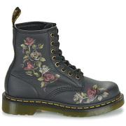 Vervallen Rozen Klassieke Zwarte Laarzen Dr. Martens , Black , Dames