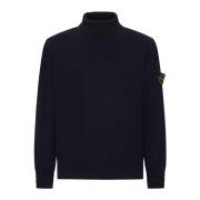 Blauwe Sweaters voor Mannen Stone Island , Blue , Heren